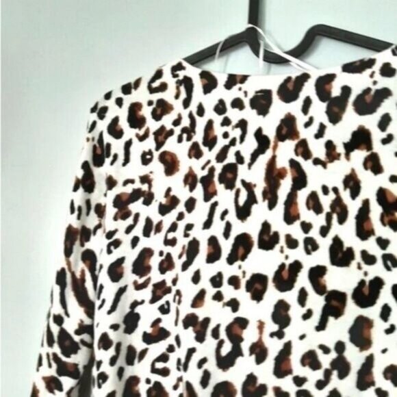 RICKI'S \ Cheetah 🐆 Button Down Cardigan Fine Knit Sweater Cardi Leopard Sz S - Picture 14 of 14